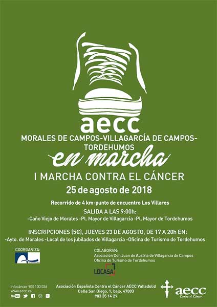 I Marcha Morales de Campos-Villagarcía-Tordehumos Contra el Cáncer