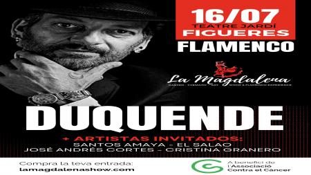domingo 16 de julio el concierto del artista flamenco Duquende