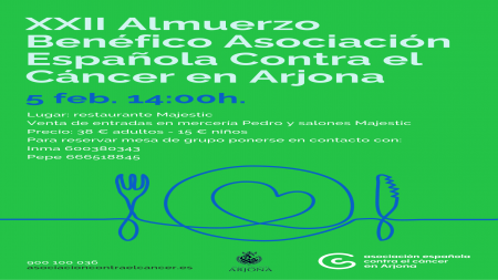 XXII Almuerzo Benéfico Asociación Española Contra el Cáncer en Arjona