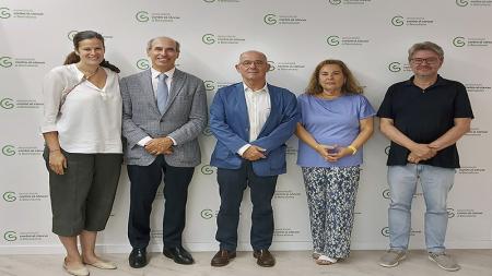 Firma convenio CSI y Associació Contra el Càncer a Barcelona