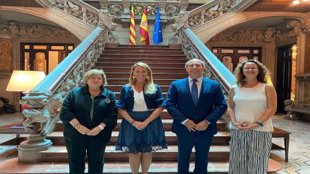Reunión Associació Contra el Càncer a Barcelona y la Delegada de Gobierno en Cataluña