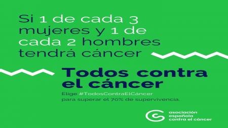 Imagen de campaña "Todos contra el cáncer"