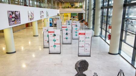 La presentación de la exposición se realizó en el Hospital Son Espases.
