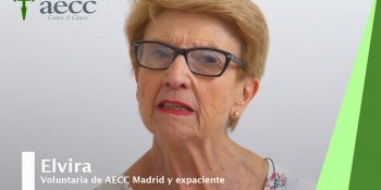 Testimonio de Elvira, expaciente y voluntaria de AECC Madrid