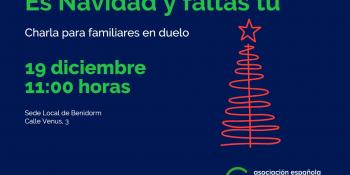 Charla “Es Navidad y faltas tú” Benidorm